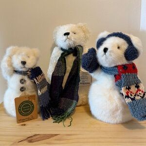 Boyd’s Bear Snowmen - set of three